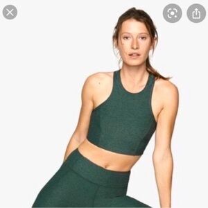 Outdoor Voices Athena Crop Tip - Hunter Green, S